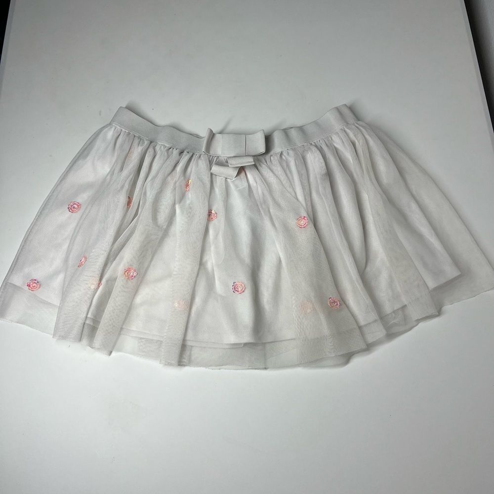 CRB Floral Organza Tutu Skirt Girls Size XL (16)
